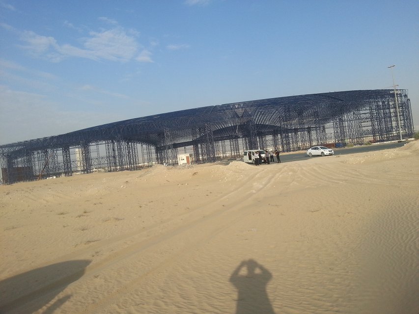 高碑店大型场馆网架工程